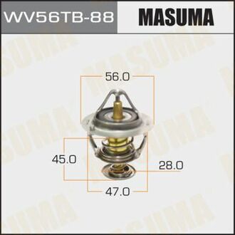 WV56TB-88 MASUMA WV56TB-88_термостат!\ Mitsubishi Lancer/Carisma, Toyota Avensis/RAV4 1.3-2.0 96-08