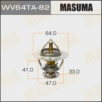 WV64TA-82 MASUMA WV64TA-82_термостат!\ Lexus GS430/SC430, Toyota Altezza/Caldina