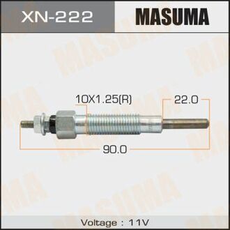 XN-222 MASUMA XN-222_свеча накаливания!\ Hyundai H100 2.5Di 93>