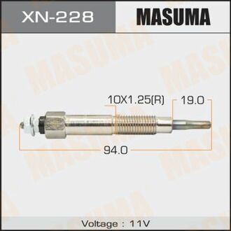 XN-228 MASUMA XN-228_свеча накаливания!\ Nissan Almera/Primera/Sunny 2.0D 90-00