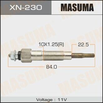 XN230 MASUMA XN-230_свеча накаливания!\ Nissan Patrol 2.8 TD 97>