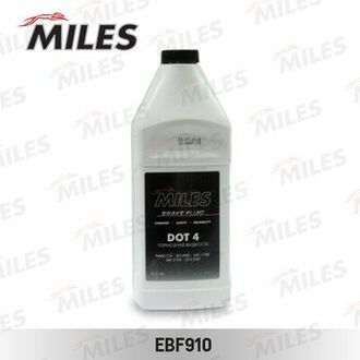 EBF910 MILES Тормозная Жидкость MILES DOT 4 (850МЛ )
