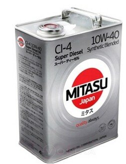 MJ-222-4 Mitasu Масло моторное Mitasu Super LL Diesel CI-4 10W-40 (4 л)