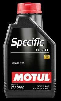 107301 MOTUL Масло моторное синтетическое 1 л - SPECIFIC LL-12 FE 0W30 ACEA C2, BMW LL-12 FE