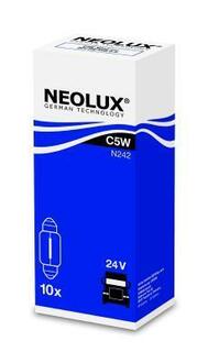 N242 NEOLUX Автолампа Neolux C5W SV8,5-8 5 W белая n242
