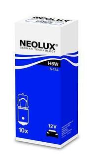 N434 NEOLUX Автолампа Neolux n434 H6W BAX9s 6 W белая