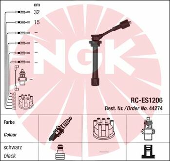 44274 NGK Провода зажигания (к-т) RC-ES1206