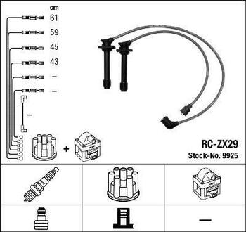 9925 NGK Провода зажигания (к-т) RC-ZX29