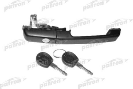 P20-0003R PATRON Ручка двери передняя правая (с замком и ключом) VW: PASSAT 88-93