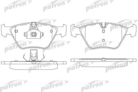 PBP1073 PATRON Колодки тормозные дисковые передн BMW: 5 95-03