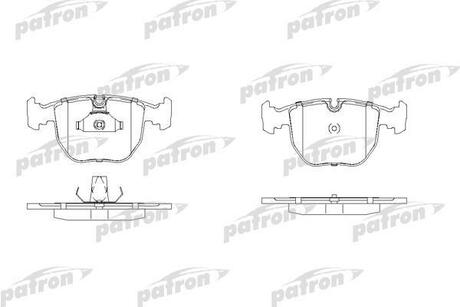 PBP997 PATRON Колодки тормозные дисковые передн BMW: 5 96-03, 5 Touring 97-04, 7 94-01, X5 00-