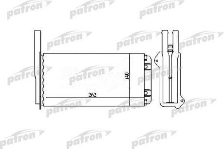 PRS2034 PATRON Радиатор отопителя FORD: ESCOR 1.3-1.8TD, 90-01