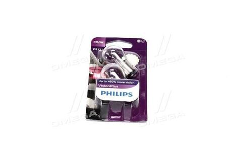 12499VPB2 PHILIPS Автолампа Philips VisionPlus P21/5W BAY15d 5 W 21 W прозрачная 12499VPB2