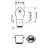 12728BW PHILIPS Лампа галогенная для мототехники S2 12V 35/35W BA20D (фото 3)