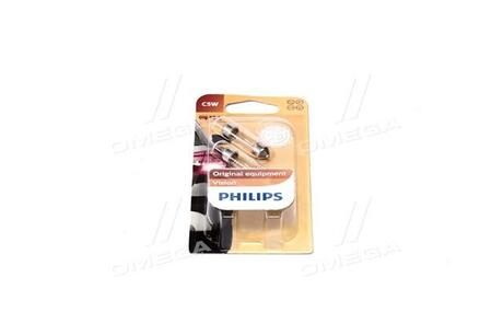 12844B2 PHILIPS Автолампа Philips Vision C5W SV8,5 5 W прозрачная 12844b2