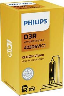 42306VIC1 PHILIPS Автолампа Philips 42306VIC1 Vision D3R PK32d-6 35 W прозрачная