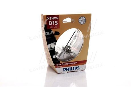 85415VIS1 PHILIPS Автолампа Philips 85415VIS1 Vision D1S PK32d-2 35 W прозрачная