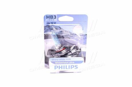 9005WVUB1 PHILIPS Автолампа Philips 9005WVUB1 WhiteVision Ultra HB3 P20d 60 W синяя