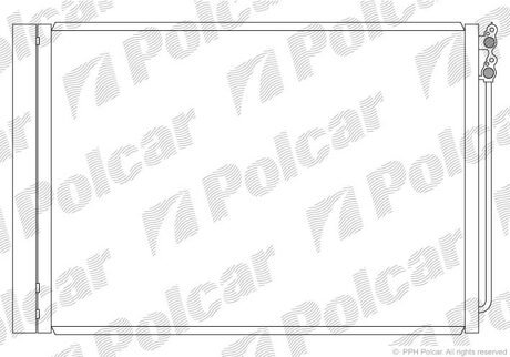 2025K8C1S Polcar Радиаторы кондиционера