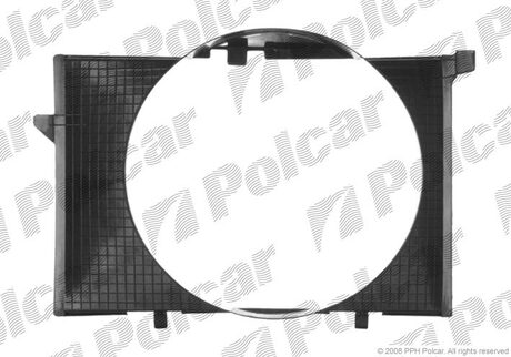 500123 Polcar Кожух вентилятора