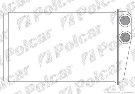 6012N8-2 Polcar Радиатор печки Renault Megane II/Scenic II 02-