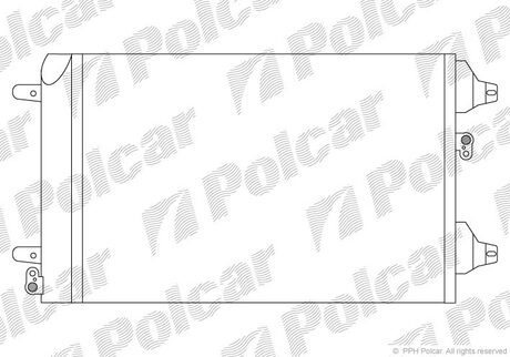 9550K8C1S Polcar Радиаторы кондиционера