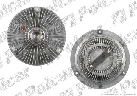 SV-5009S Polcar Вискомуфта вентилятора BMW E36, E46, E34, E39. (крепл. на 3 винта)*