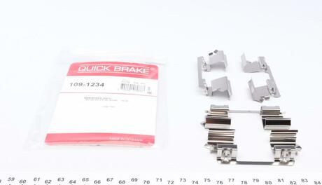 109-1234 QUICK BRAKE Комплект монтажный тормозных колодок пер. MB W211/S211 02-09