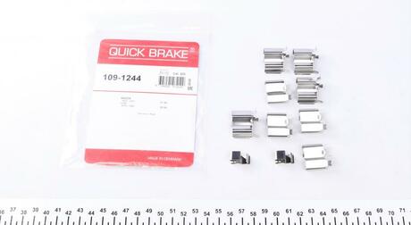 109-1244 QUICK BRAKE Комплект монтажный тормозных колодок Mazda MX-5 1.6-2.0/1.6 16V/1.8 16V 94>