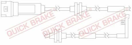 WS0158A QUICK BRAKE Brake sensor Opel Omega B 94-99