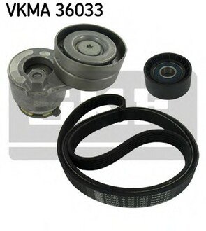VKMA36033 SKF Комплект поликлинового ремня Renault Laguna/Master 1.9dCi 01>
