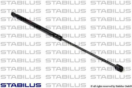 013621 STABILUS Амортизатор крышки багажника KIA CARENS (UN) 06- (L=569.5 мм, F=590мм)