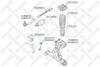 56-00024-SX STELLOX 56-00024-SX_тяга стабилизатора переднего правая!\ Mazda CX-7 07> (фото 1)