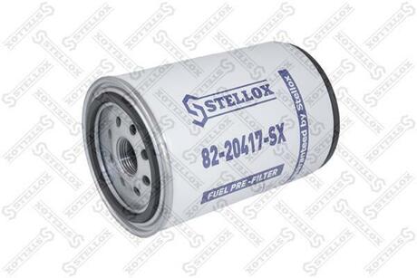 82-20417-SX STELLOX 82-20417-SX_фильтр топливный! сепаратор D108 d81,2/90,4 H158 1-14UNF/M95x2.5\RACOR