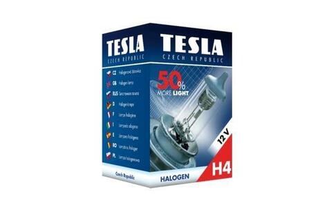 B30401 TESLA Автолампа Tesla b30401 More Light +50% H4 P43t 55 W 60 W прозрачная