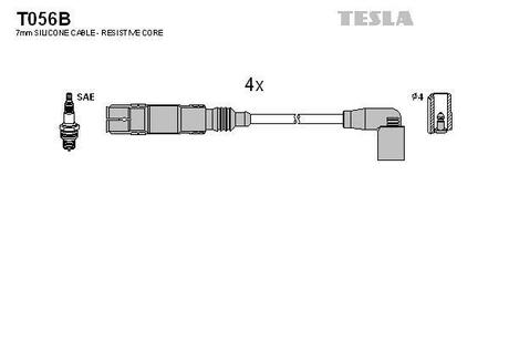 T056B TESLA Провода зажигания