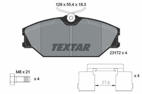 2317203 TEXTAR К-т дисков. тормоз. колодок