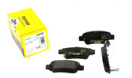 2463501 TEXTAR Колодки тормозные дисковые задн HONDA: CR-V III 2.0 i-VTEC/2.2 i-CTDi/2.4/2.4 iVtec 4WD 06- с противошумной пластиной Q+