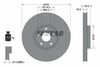 92147803 TEXTAR Диск тормозной передний левый LEXUS GS 3.0/4.3 05- с покрытием PRO (фото 6)