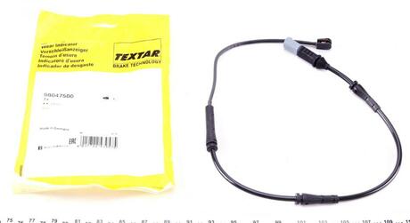 98047500 TEXTAR Сигнализатор, износ тормозных колодок