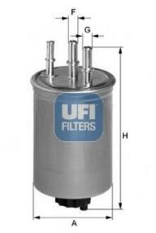2411500 UFI Фильтры топливные DACIA LOGAN/DUSTER/SANDERO 1.5DCI 05>