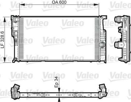 735612 Valeo Радиатор системы охлаждения BMW: 3-SERIES