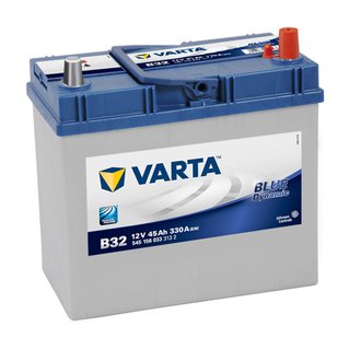 545156033 VARTA Аккумулятор VARTA BLUE DYNAMIC 12V 45Ah 330A (R+) 11,43kg 238x129x227 мм