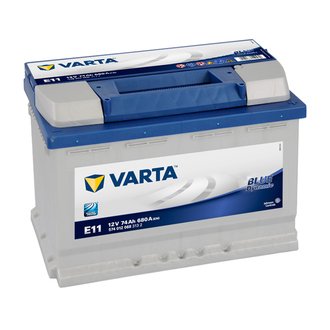 574012068 VARTA Аккумулятор VARTA BLUE DYNAMIC 12V 74Ah 680A (R+) 17,54kg 278x175x190 мм