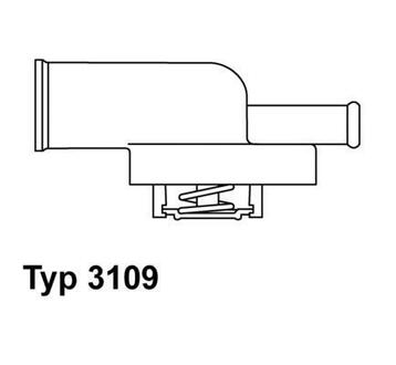3109.87D WAHLER Термостат Fiat Tipo/Tempra/Uno 1.4-1.6i 88-95