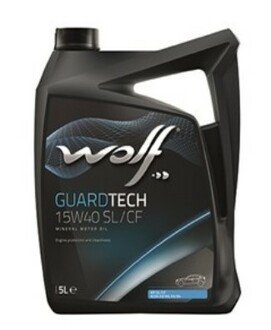 14136/5 Wolf GuardTech 15W-40 SL/CF 5 л моторное масло