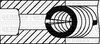 91-09100-000 YENMAK Кольца поршневые 1 цилиндр, CITROEN / PEUGEOT, =72, 1.5x2x3, STD (фото 2)