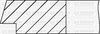 91-09100-000 YENMAK Кольца поршневые 1 цилиндр, CITROEN / PEUGEOT, =72, 1.5x2x3, STD (фото 3)
