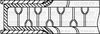 91-09302-050 YENMAK Кольца поршневые 1 цилиндр, SEAT / SKODA / VOLKSWAGEN, =77,01, 1.2x1.5x2.5, 0.5 (фото 3)